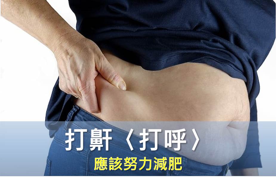 打鼾〈打呼〉的病人應該努力減肥